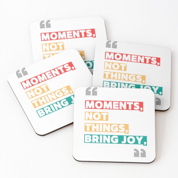 Item preview, Moments, not things, bring joy, designed and sold by Vibes-vintage.