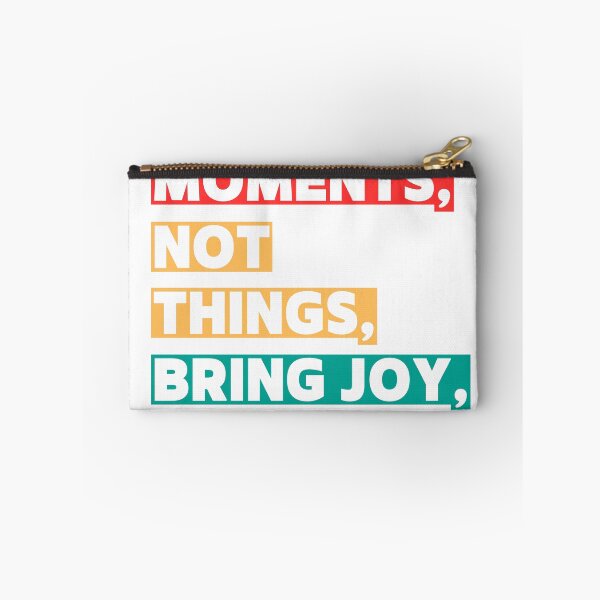 Item preview, Moments, not things, bring joy, designed and sold by Vibes-vintage.