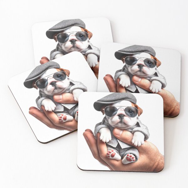Item preview, Bb puppy bulldog glasses, design, Fun designed and sold by Dan9010.