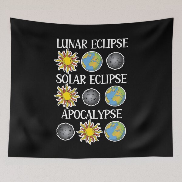 Item preview, Eclipse lunar Eclipse solar Apocalipsis designed and sold by PolyPixel.