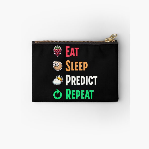 Item preview, Eat sleep predict repeat Groundhog designed and sold by Visual-digital.