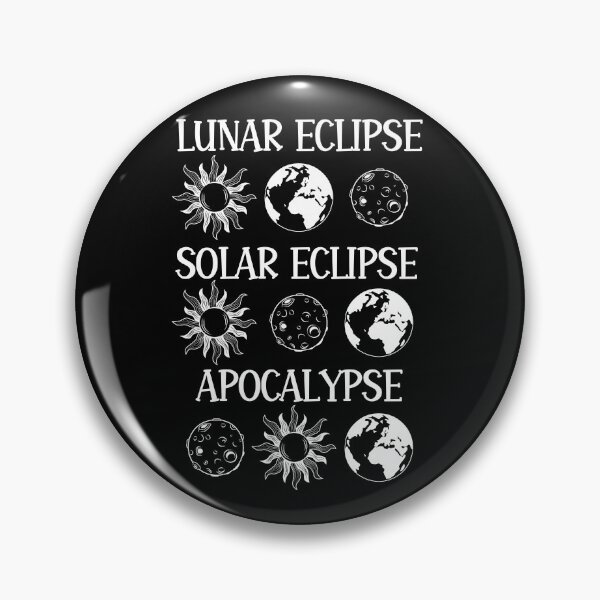 Item preview, Eclipse lunar Eclipse solar Apocalipsis designed and sold by PolyPixel.