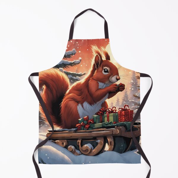 Item preview, Red Squirrels celebrating Christmas designed and sold by Colin Bentham.