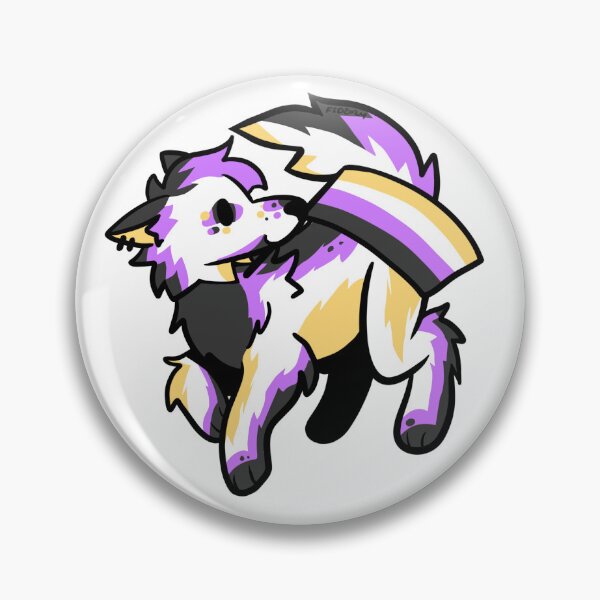 Item preview, Nonbinary Pride Dog designed and sold by freshsqu33zed.