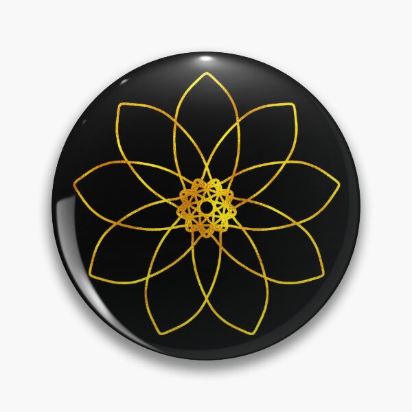 Item preview, Gold Mandala Flower designed and sold by xWiseGirl.