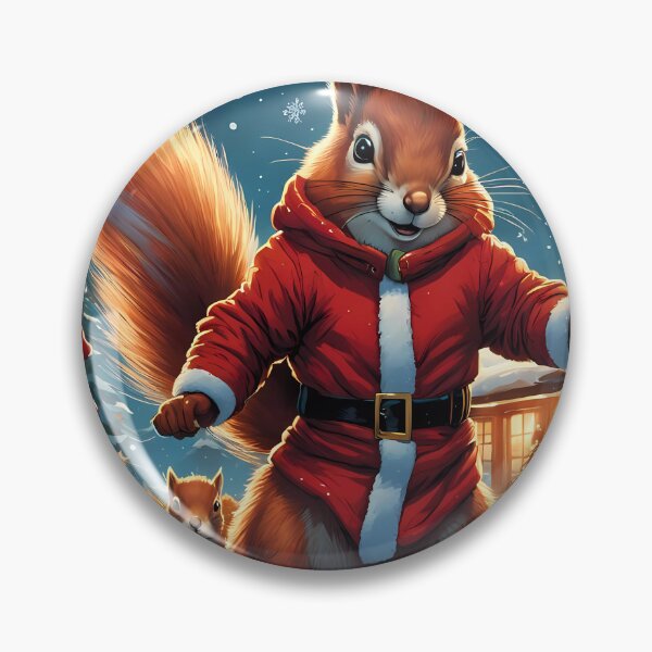 Item preview, Red Squirrels celebrating Christmas  designed and sold by Colin Bentham.