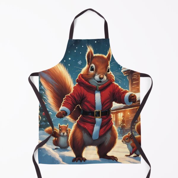Item preview, Red Squirrels celebrating Christmas designed and sold by Colin Bentham.