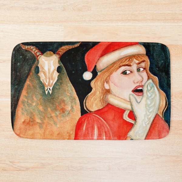 Item preview, Yule Goat and Christmas Elf designed and sold by Ivy Lily Art.