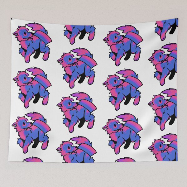 Item preview, Bisexual Pride Dog designed and sold by freshsqu33zed.