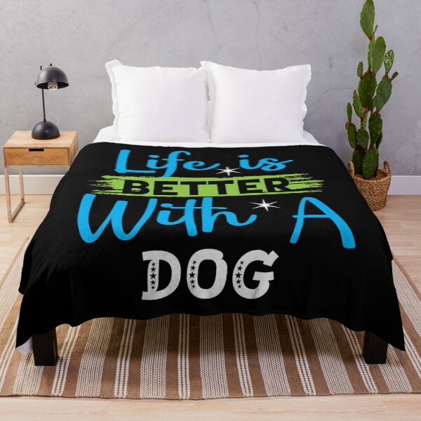 Item preview, Life is better with a Dog -Funny designed and sold by AnitaCreations.