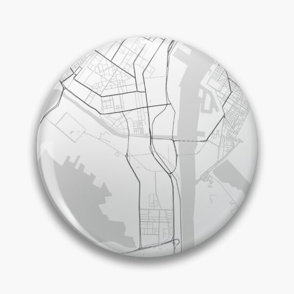 Item preview, minimalistic map portsaid egypt designed and sold by redbublemahmoud.