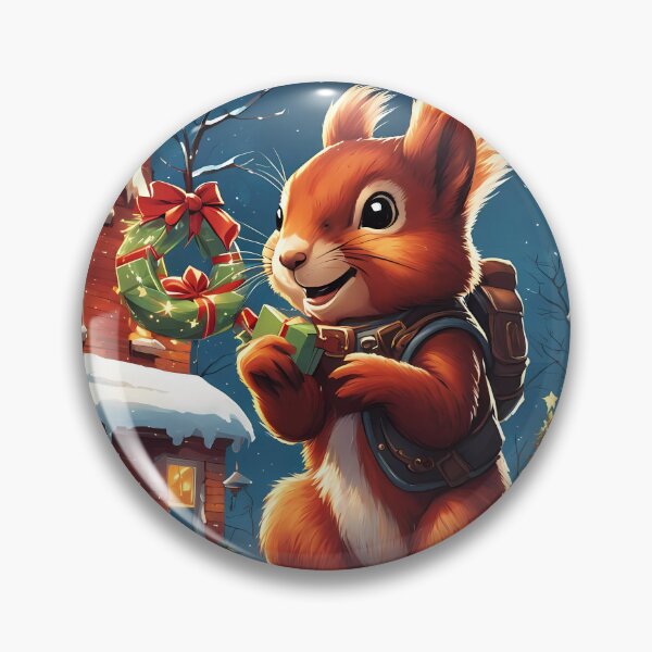 Item preview, Red Squirrels celebrating Christmas  designed and sold by Colin Bentham.