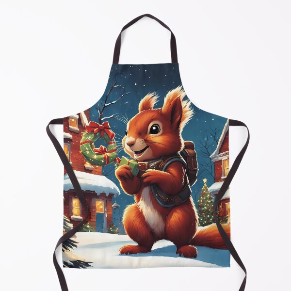 Item preview, Red Squirrels celebrating Christmas designed and sold by Colin Bentham.