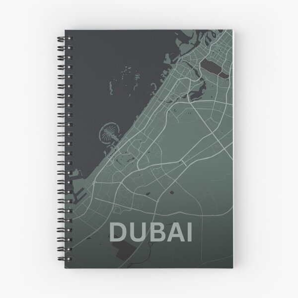 Item preview, Mapa minimalista de Dubái, Emiratos Árabes Unidos designed and sold by redbublemahmoud.