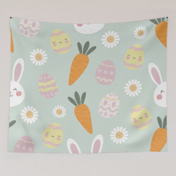 Item preview, Happy Easter Bunny Pattern designed and sold by Furbulous Faces.