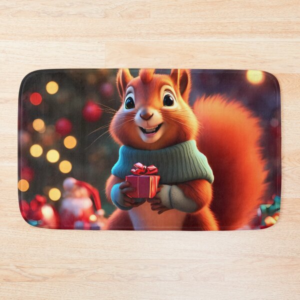Item preview, Red Squirrels celebrating Christmas  designed and sold by Colin Bentham.
