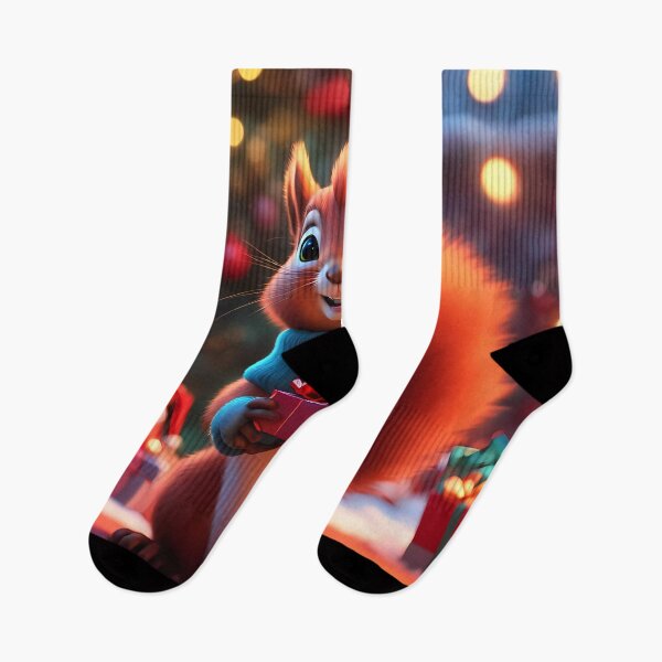 Item preview, Red Squirrels celebrating Christmas  designed and sold by Colin Bentham.