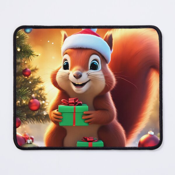 Item preview, Red Squirrels celebrating Christmas designed and sold by Colin Bentham.