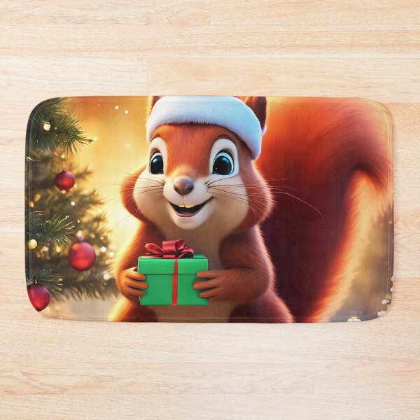 Item preview, Red Squirrels celebrating Christmas  designed and sold by Colin Bentham.