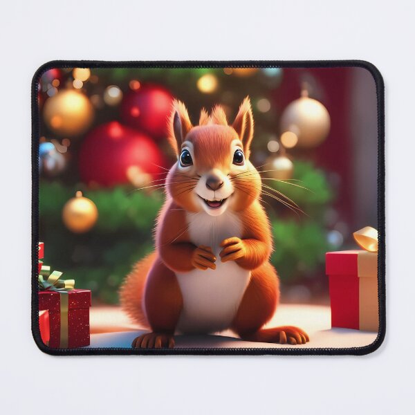 Item preview, Red Squirrels celebrating Christmas  designed and sold by Colin Bentham.