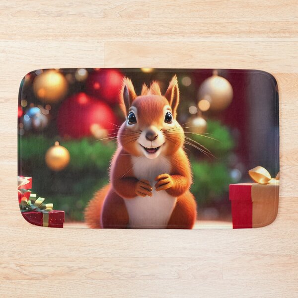 Item preview, Red Squirrels celebrating Christmas  designed and sold by Colin Bentham.
