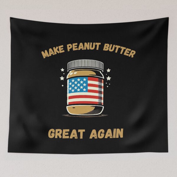 Item preview, MAKE PEANUT BUTTER GREAT AGAIN best gifts for peanut butter lovers designed and sold by FelkMariShop.