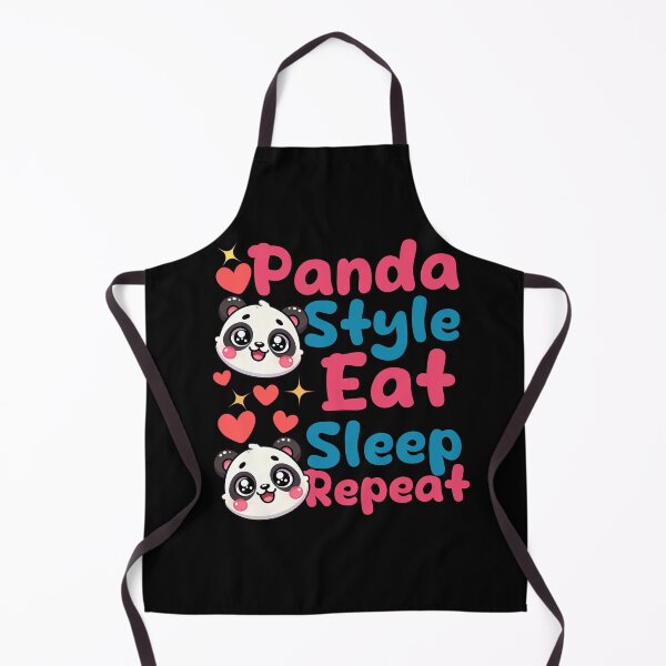 Item preview, panda Style eat Sleep Repeat, Cute kawaii panda designed and sold by LWOI.