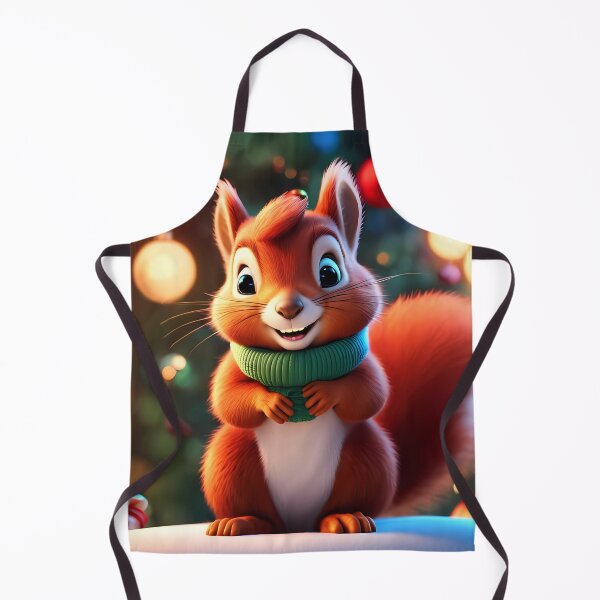 Item preview, Red Squirrels celebrating Christmas designed and sold by Colin Bentham.