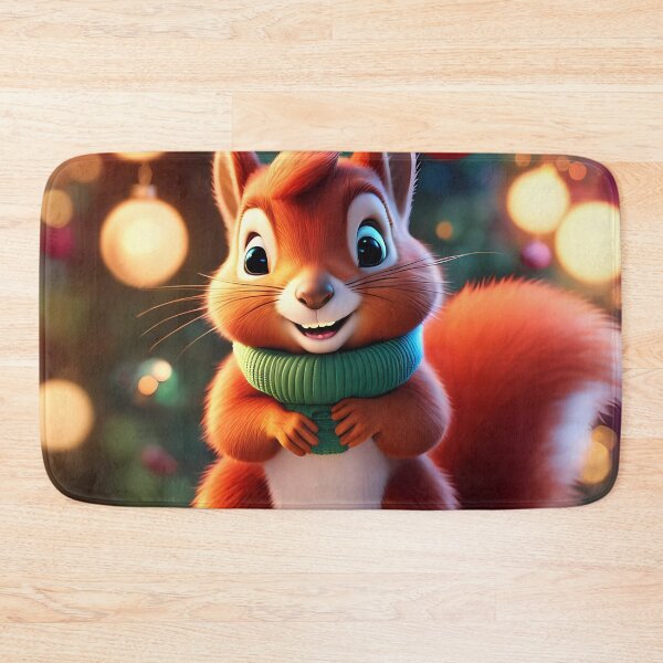 Item preview, Red Squirrels celebrating Christmas  designed and sold by Colin Bentham.