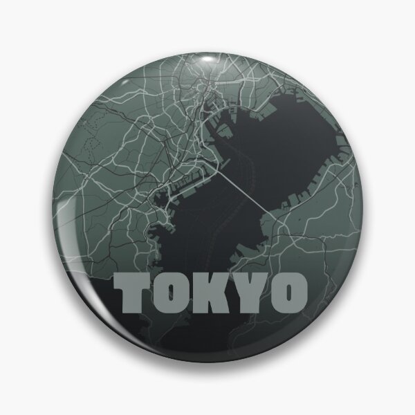 Item preview, mimalistic map tokyo japan designed and sold by redbublemahmoud.