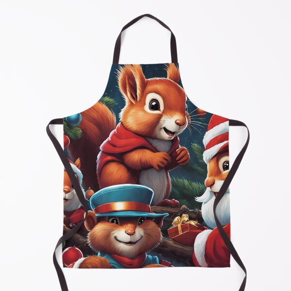 Item preview, Red Squirrels celebrating Christmas designed and sold by Colin Bentham.