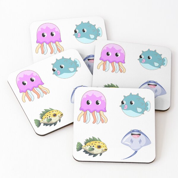 Item preview, cute and adorable aquatic creatures designed and sold by huape.