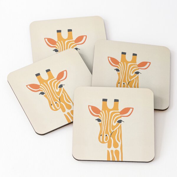 Artikelvorschau, Ein minimalistisches Giraffendesign. entworfen und verkauft von HEMRO.
