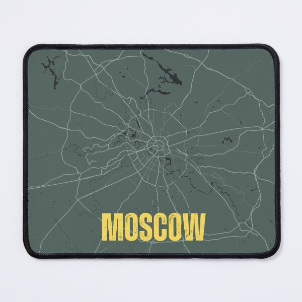 Item preview, minimalistic map moscow russia designed and sold by redbublemahmoud.
