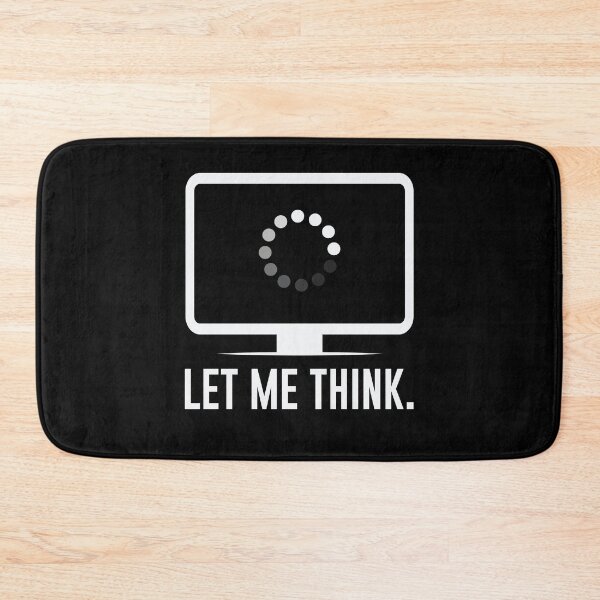 Item preview, LET ME THINK, the perfect t-shirt for those who need a moment to pause and reflect designed and sold by FelkMariShop.