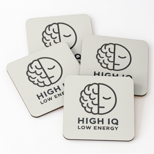 Item preview, High IQ Low Energy designed and sold by IskandarDesigns.