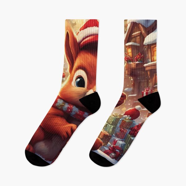 Item preview, Red Squirrels celebrating Christmas  designed and sold by Colin Bentham.