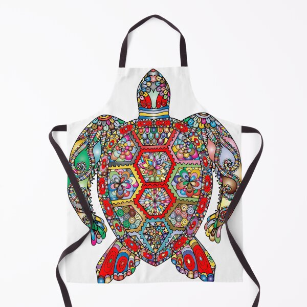 Item preview, Colorful Mosaic Sea Turtle Art designed and sold by NextTimeDesigns.