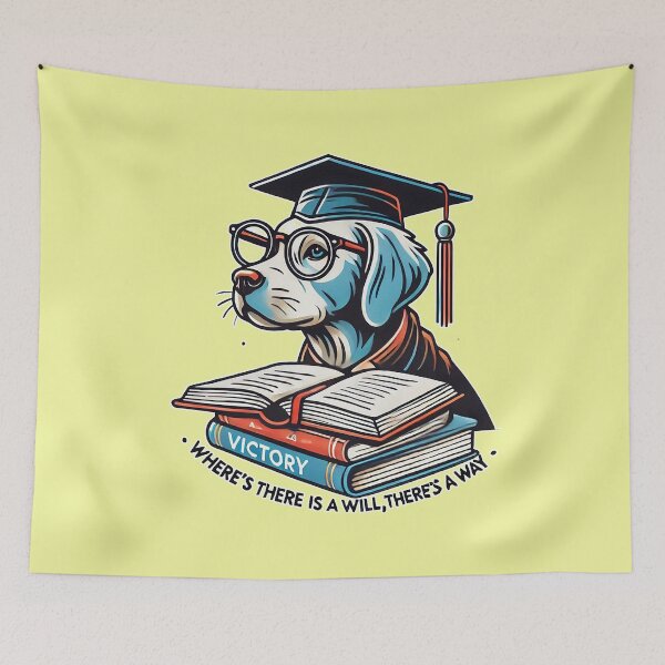 Item preview, Finals Dog Victory exam "Where's there is a will, There's a way" designed and sold by Nanthanon.