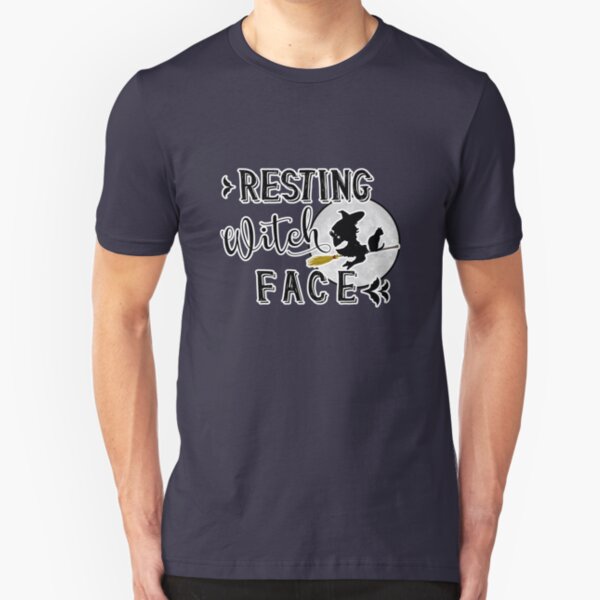 resting witch face Slim Fit T-Shirt