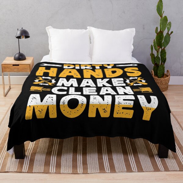Item preview, DIRTY HANDS MAKE CLEAN MONEY funny gifts for whose who know that real work. designed and sold by FelkMariShop.