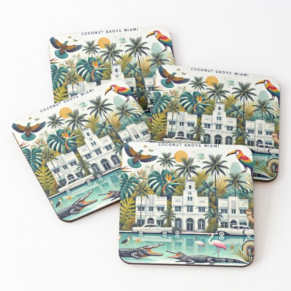 Item preview, Coconut Grove, Miami designed and sold by XaviChateau.