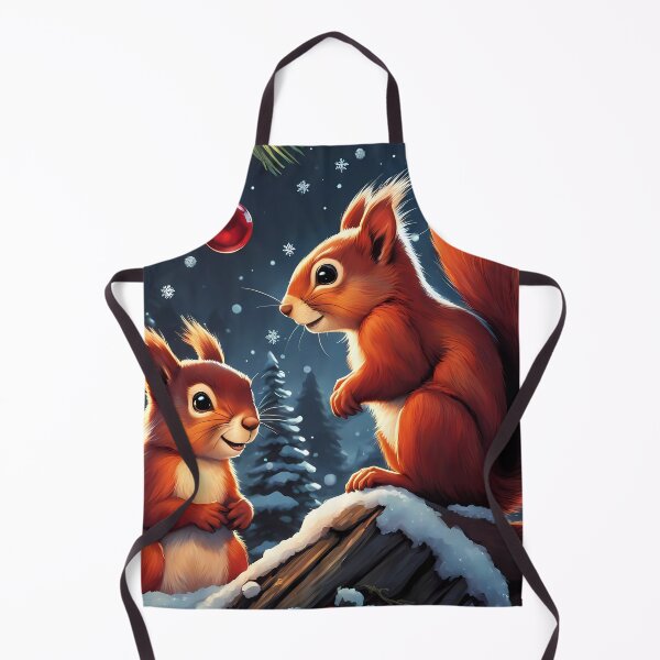 Item preview, Red Squirrels celebrating Christmas designed and sold by Colin Bentham.