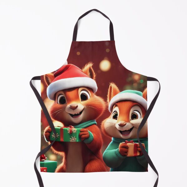 Item preview, Red Squirrels celebrating Christmas designed and sold by Colin Bentham.