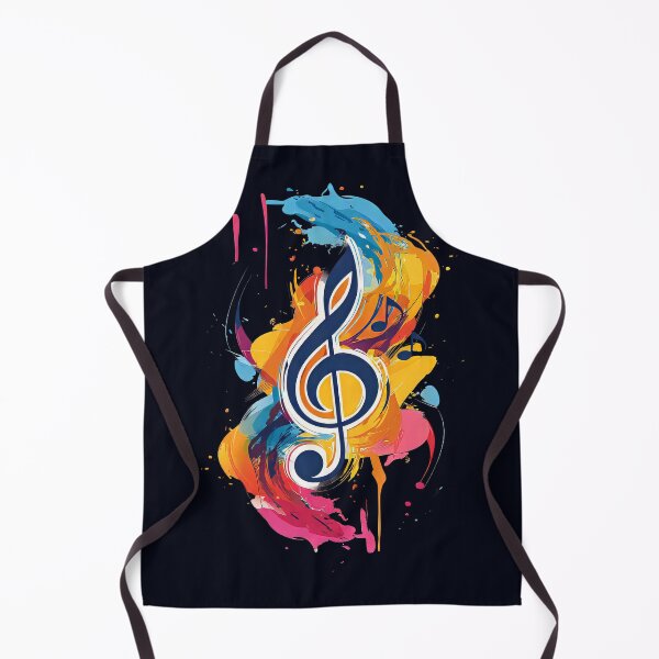 Item preview, Abstract Musical Treble Clef Art - Colorful Music Design designed and sold by EmiBarDesign.