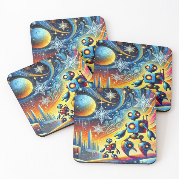 Item preview, Galactic Winter Bots designed and sold by Imaginarium of Chaos falcon88 .