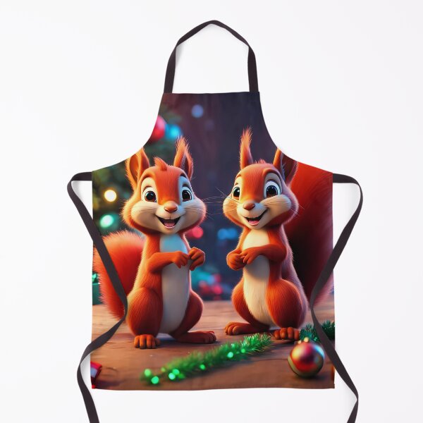 Item preview, Red Squirrels celebrating Christmas designed and sold by Colin Bentham.