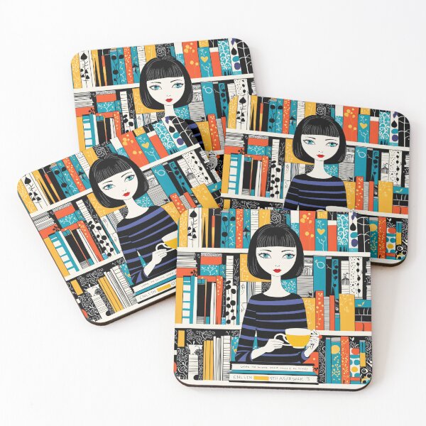 Item preview, Coffee and books designed and sold by MarisePix.