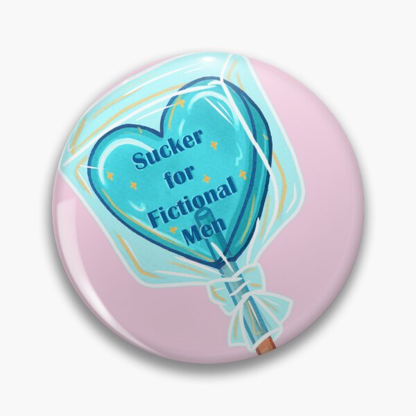 Item preview, Sucker for Fictional Men (blue) designed and sold by PurfectlyBrewed.
