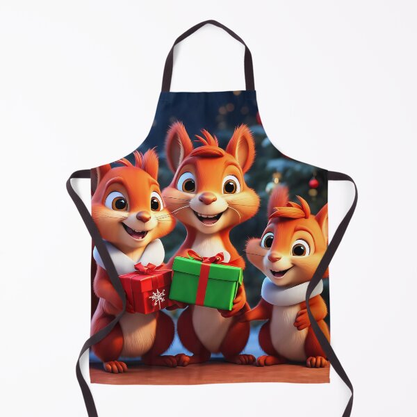 Item preview, Red Squirrels celebrating Christmas designed and sold by Colin Bentham.